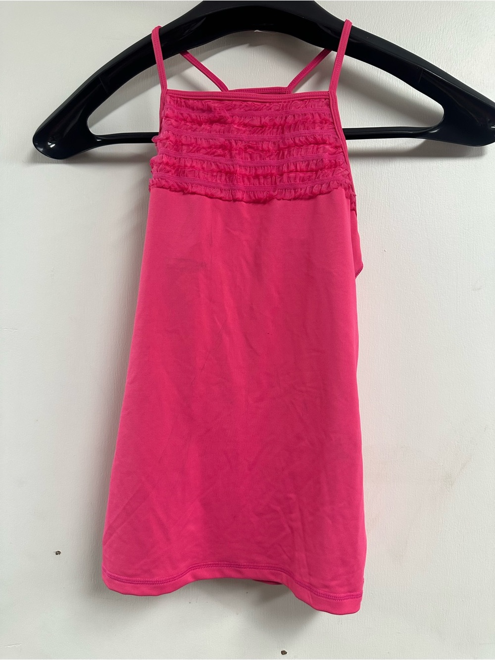 Limeapple Girls Racerback Athletic Tank in Hot Pink New Size 14